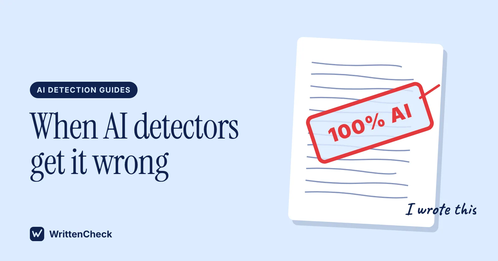 Cover illustration for Can AI Detectors Be Wrong? Who Gets Flagged and Why